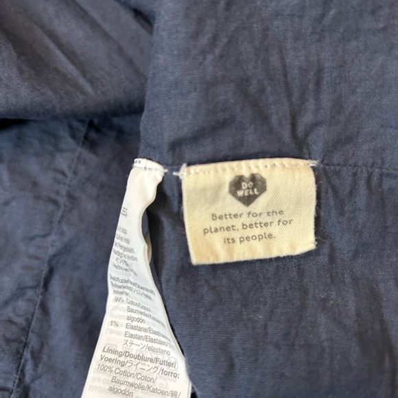 Madewell Ruffle-Sleeve Popover Mini Dress in Bali Blooms Easy fit Size XXL (18) - Picture 11 of 13